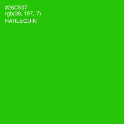#26C507 - Harlequin Color Image
