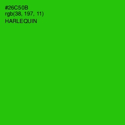 #26C50B - Harlequin Color Image