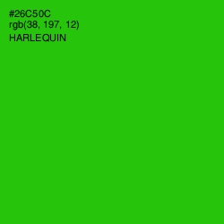 #26C50C - Harlequin Color Image