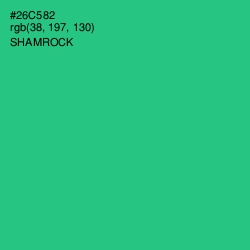 #26C582 - Shamrock Color Image