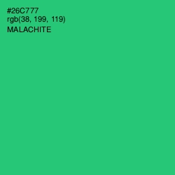 #26C777 - Malachite Color Image