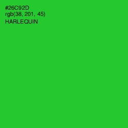 #26C92D - Harlequin Color Image