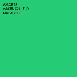 #26CB75 - Malachite Color Image