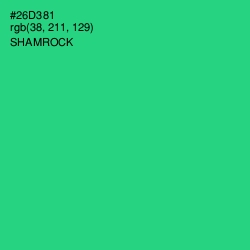 #26D381 - Shamrock Color Image