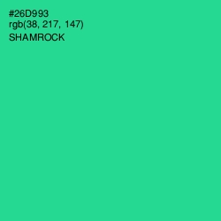 #26D993 - Shamrock Color Image