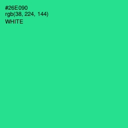 #26E090 - Shamrock Color Image