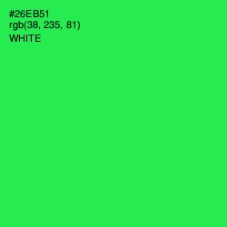 #26EB51 - Malachite Color Image