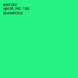 #26F282 - Shamrock Color Image