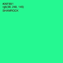#26F891 - Shamrock Color Image