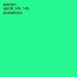 #26F991 - Shamrock Color Image