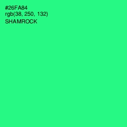#26FA84 - Shamrock Color Image