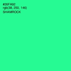 #26FA92 - Shamrock Color Image