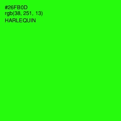 #26FB0D - Harlequin Color Image