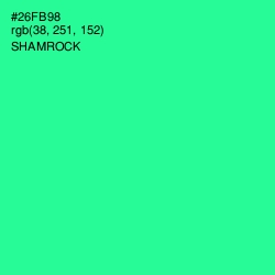 #26FB98 - Shamrock Color Image