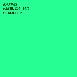 #26FE93 - Shamrock Color Image