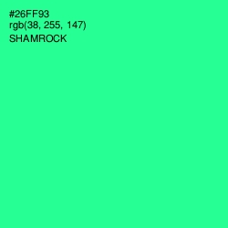 #26FF93 - Shamrock Color Image