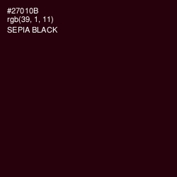#27010B - Sepia Black Color Image