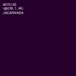 #27012E - Jacaranda Color Image