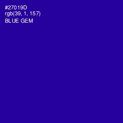 #27019D - Blue Gem Color Image