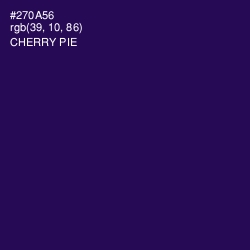 #270A56 - Cherry Pie Color Image