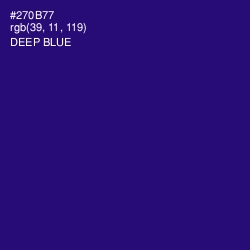 #270B77 - Deep Blue Color Image