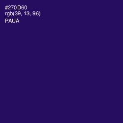 #270D60 - Paua Color Image