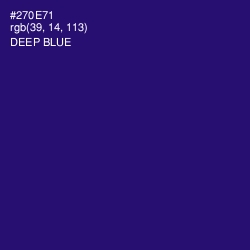 #270E71 - Deep Blue Color Image