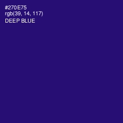 #270E75 - Deep Blue Color Image