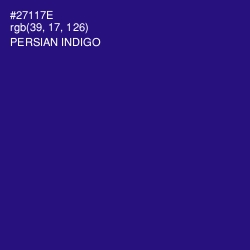 #27117E - Persian Indigo Color Image