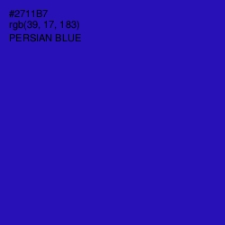 #2711B7 - Persian Blue Color Image