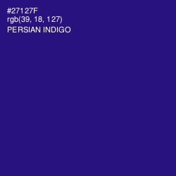 #27127F - Persian Indigo Color Image