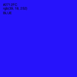 #2712FC - Blue Color Image