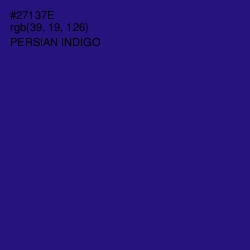 #27137E - Persian Indigo Color Image