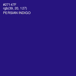#27147F - Persian Indigo Color Image