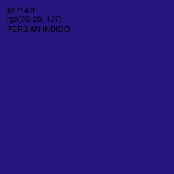 #27147F - Persian Indigo Color Image