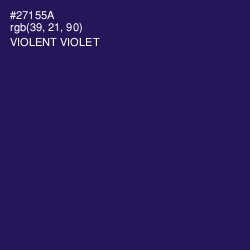 #27155A - Violent Violet Color Image
