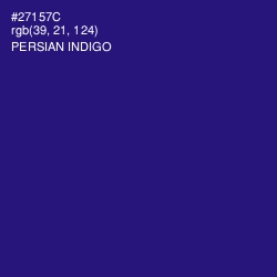 #27157C - Persian Indigo Color Image