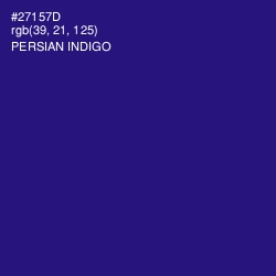 #27157D - Persian Indigo Color Image