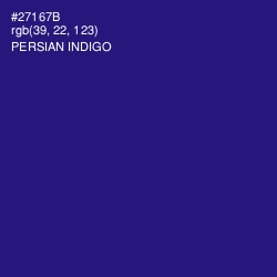 #27167B - Persian Indigo Color Image