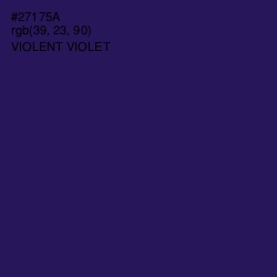 #27175A - Violent Violet Color Image