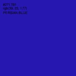 #2717B1 - Persian Blue Color Image