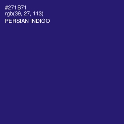 #271B71 - Persian Indigo Color Image