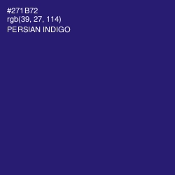 #271B72 - Persian Indigo Color Image