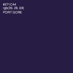 #271C44 - Port Gore Color Image