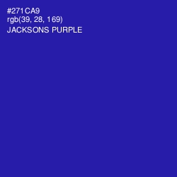#271CA9 - Jacksons Purple Color Image