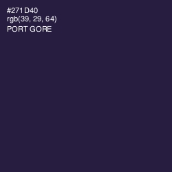 #271D40 - Port Gore Color Image