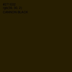 #271E02 - Cannon Black Color Image