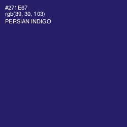 #271E67 - Persian Indigo Color Image