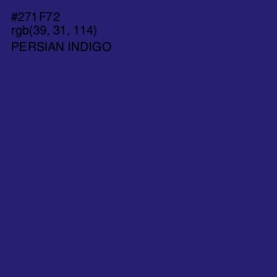 #271F72 - Persian Indigo Color Image