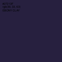 #27213F - Ebony Clay Color Image